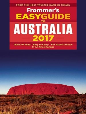 cover image of Frommer's EasyGuide to Australia 2017